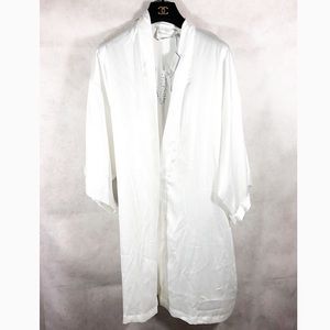 Womens Victoria's Secret White Bridal Kimono
